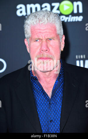 Berlin, Germany. 31st Aug, 2015. Ron Perlman at the Hand of God Premiere in Berlin, 31st August 2015. Credit:  dpa picture alliance/Alamy Live News Stock Photo
