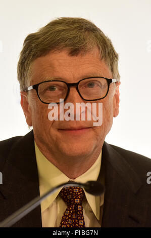 Berlin, Germany, Bill Gates, founder of Microsoft Corporation Stock Photo