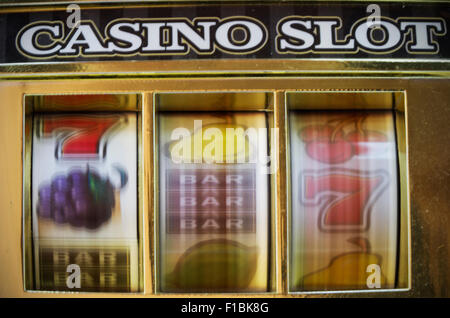 retro slot machine Stock Photo