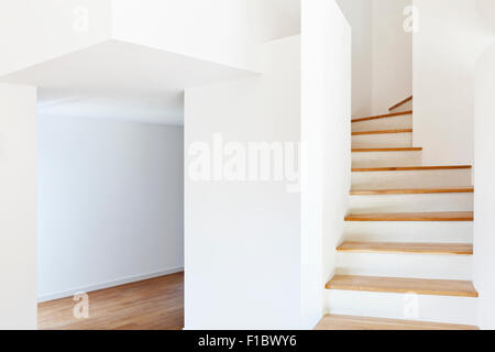 interior modern house, staircase and passage Stock Photo