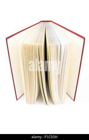Open book isolated on white Stock Photo