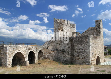 Main entrance gatehouse, Berati Castle, Berati, Albania, Balkans, Europe Stock Photo