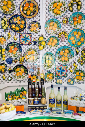 Lemon souvenirs on sale in Capri, Italy Stock Photo