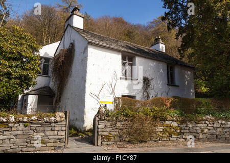 Dove Cottage, home of William Wordsworth, Grasmere, Lake District, Cumbria, England Stock Photo