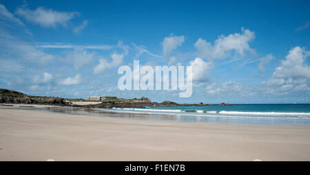 Corblets bay on Channel Island of Alderney Stock Photo