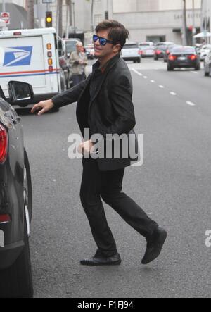 Dr. Robert Rey goes shopping in Beverly Hills  Featuring: Dr. Robert Rey Where: Los Angeles, California, United States When: 01 Jul 2015 Stock Photo