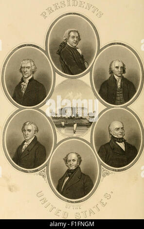 Lives of the presidents of the United States of America, from Washington to the present time (1882) Stock Photo