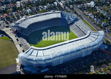 Eden Park Stadium, Auckland, North Island, New Zealand - aerial Stock Photo