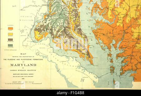 Pliocene and Pleistocene (1906) Stock Photo