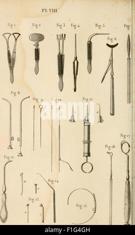 Précis iconographique de médecine opératoire et d'anatomie chirurgicale (1854) Stock Photo