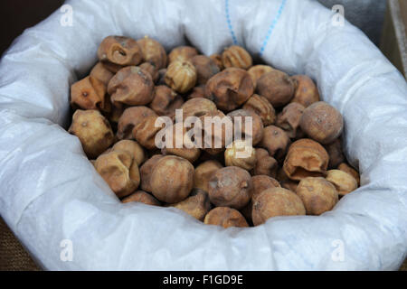 Dried limes are an important ingredient in Persian cooking. Stock Photo