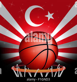 Turkish basket ball Stock Photo