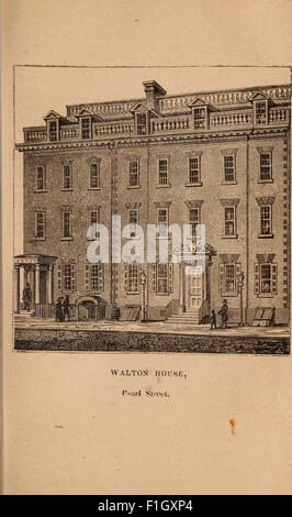 A picture of New York in 1850 - with a short account of places in its vicinity - designed as a guide to citizens and strangers; with numerous engravings, and a map of the city (1846) Stock Photo