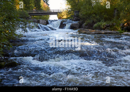 Myllykulma rapids, Orimattila Finland Stock Photo