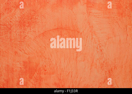 A background from wall with red plaster Stock Photo