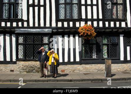 The Falcon Inn, Stratford-upon-Avon, UK Stock Photo