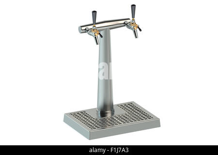 Beer Tap isolated on white background Stock Photo
