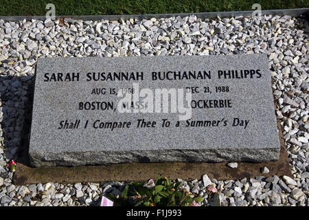 Lockerbie PanAm103 Memorial Sarah Philipps,Scotland