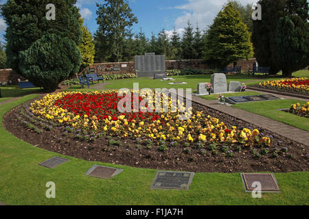 Lockerbie PanAm103 In Rememberance Memorial Garden side View, Scotland Stock Photo