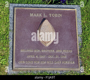 Lockerbie PanAm103 In Rememberance Memorial Mark L Tobin,Scotland Stock Photo