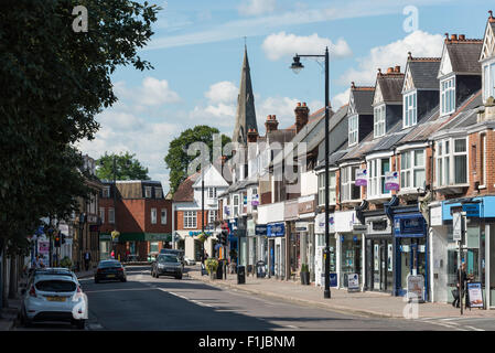 europe, UK, England, Surrey, Weybridge town centre Stock Photo ...