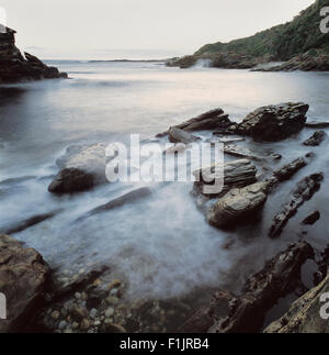 Sunrise Over Indian Ocean, Tsitsikamma National Park, Eastern Cape, South Africa Stock Photo