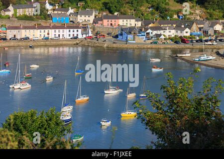 Lower Town Fishguard Pembrokeshire Wales Stock Photo