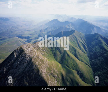 Aerial View of Tsitsikamma Mountains Western Cape, South Africa Stock Photo