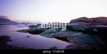 Tidal pool, Camps Bay, Cape Town, South Africa Stock Photo