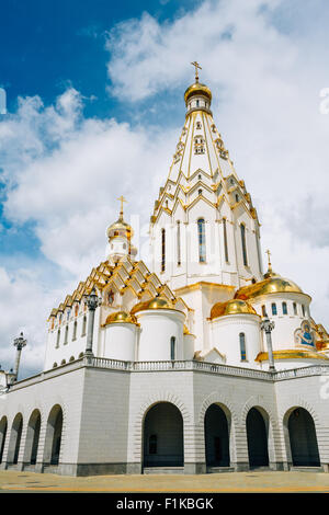 All Saints Church In Minsk, Belarus. Minsk memorial church of All Saints and in memory of the victims, which served as our natio Stock Photo