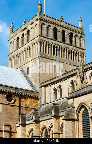 View of The Minster in Southwell, Nottinghamshire, England, UK. Stock Photo