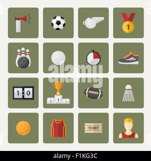 Vector sports icon Stock Vector