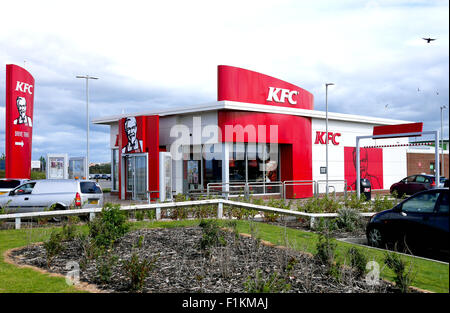 KFC Drive Through in Southport England.