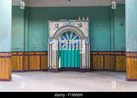 inside of an abandoned mosque in Egypt Stock Photo