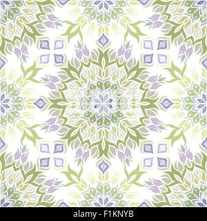 Colored light pattern with vegetative elements. Stock Vector