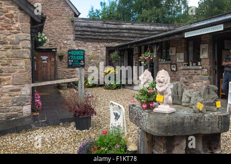 Harts Barn Craft Center Longhope Monmouthshire england Stock Photo