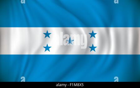 Flag of Honduras - vector illustration Stock Vector