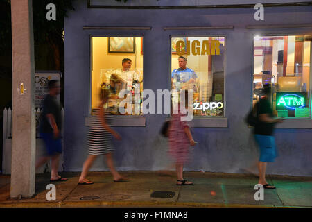 Scenes from Duval Street in Key West Florida USA Stock Photo