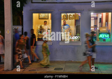 Scenes from Duval Street in Key West Florida USA Stock Photo