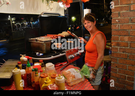 Scenes from Duval Street in Key West Florida USA Stock Photo