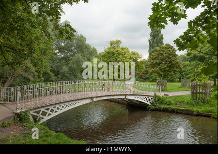 Morden Hall Park, Morden, Surrey. 4th September 2015. The National Trust and Sambrook’s Brewers hold the annual beer festival on the banks of the river Wandle in leafy Morden Hall Park with an extensive beer tent presenting a choice of 50 beers from 22 brewers. The event runs from 4th till 5th September and includes live music, a food court and childrens entertainment on Saturday 5th. Credit:  Malcolm Park editorial/Alamy Live News Stock Photo