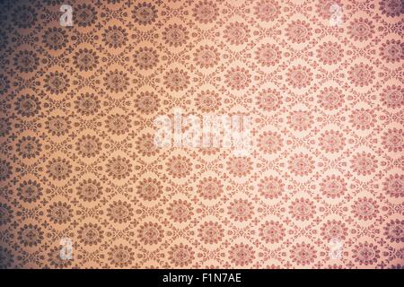 Vintage Wallpaper Background - Old Seamless Wallpaper Stock Photo