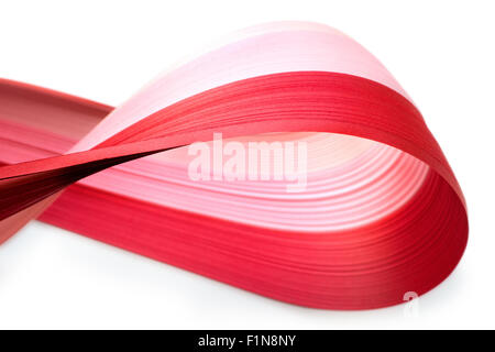quilling paper isolated on white Stock Photo