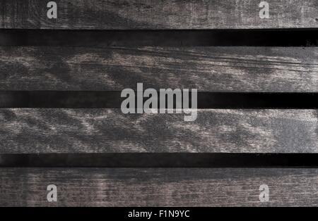 Dark Wood Planks Background. Four Planks Backdrop. Stock Photo