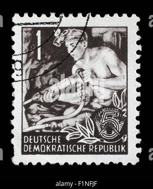 Stamp printed in GDR (German Democratic Republic - East Germany) shows a Hauer without the inscription, circa 1953 Stock Photo