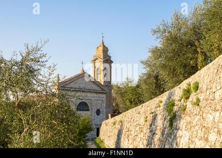 Chapel Details, Montalcino Stock Photo