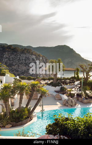 Hotel Hacienda Na Xamena, Ibiza Stock Photo