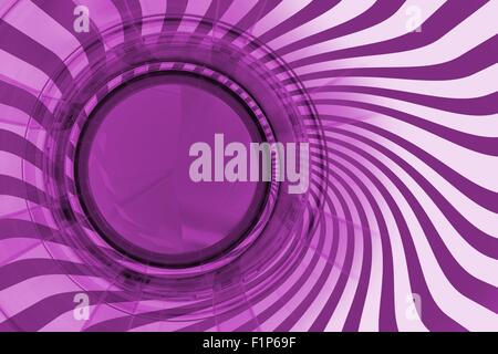 Pinky Logo Space. Cool Glassy Logo Space with Twisted White Rays. Logo Space Design Stock Photo