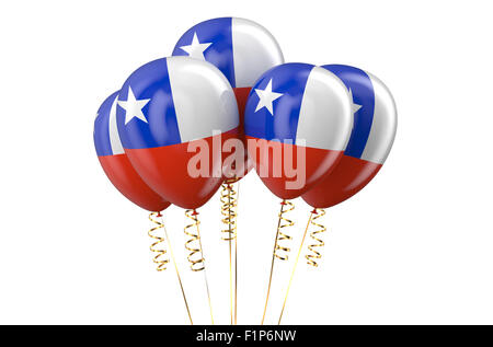 Chile patriotic balloons, holyday concept Stock Photo