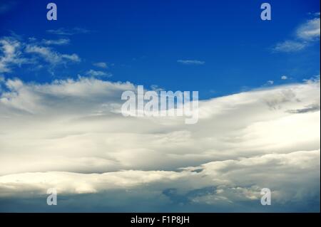 Awesome Clouds Formation Photo Background. Nature Photo Collection. Summer Sky. Stock Photo